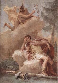 喬瓦尼 巴蒂斯塔 提埃波羅 Villa Valmarana Mercury Appearing to Aeneas